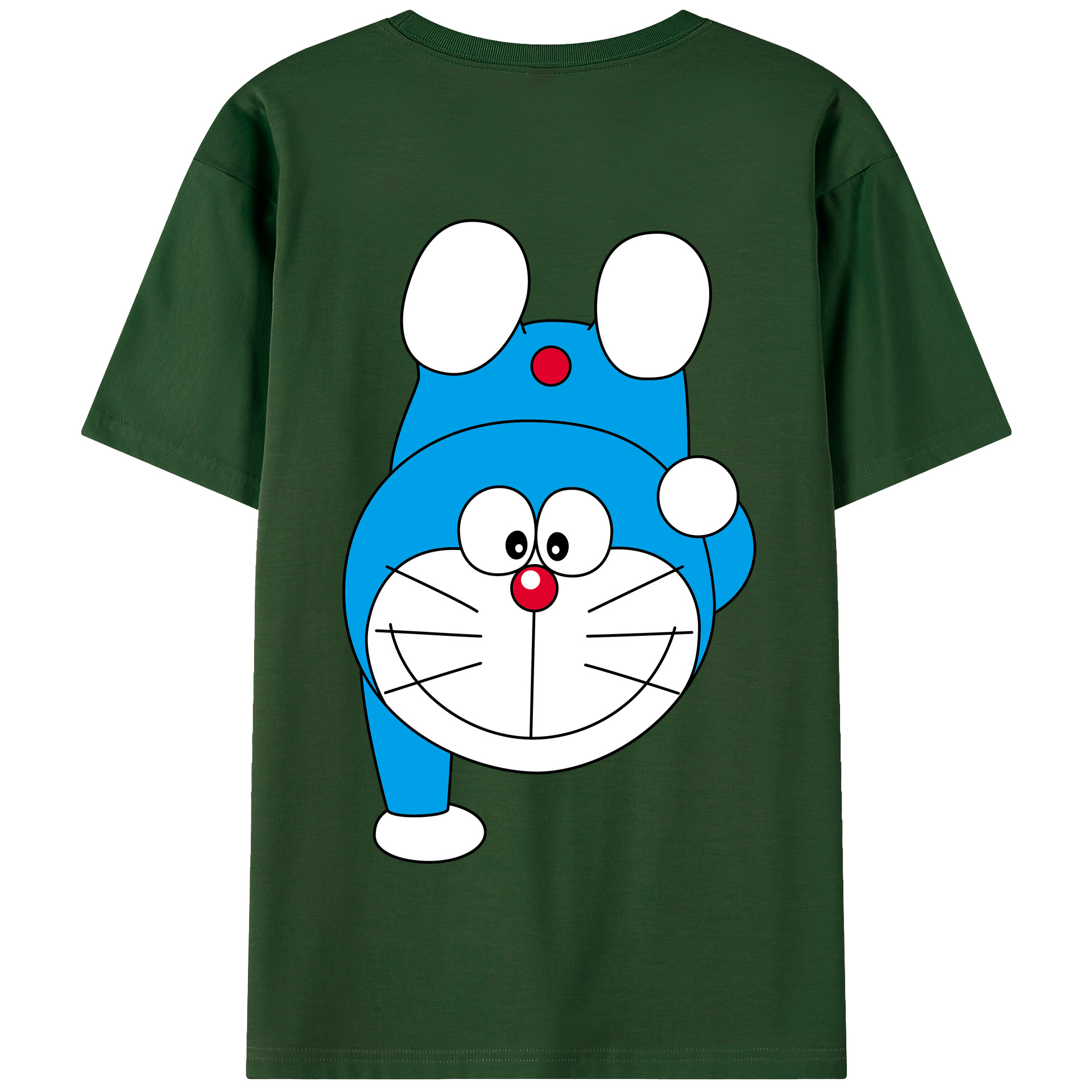 （画像用） ドラえもん Doraemon 綿100％半袖Tシャツ（背面プリント）